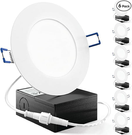 6 pack of 4-inch sunco LED lights for patio covers