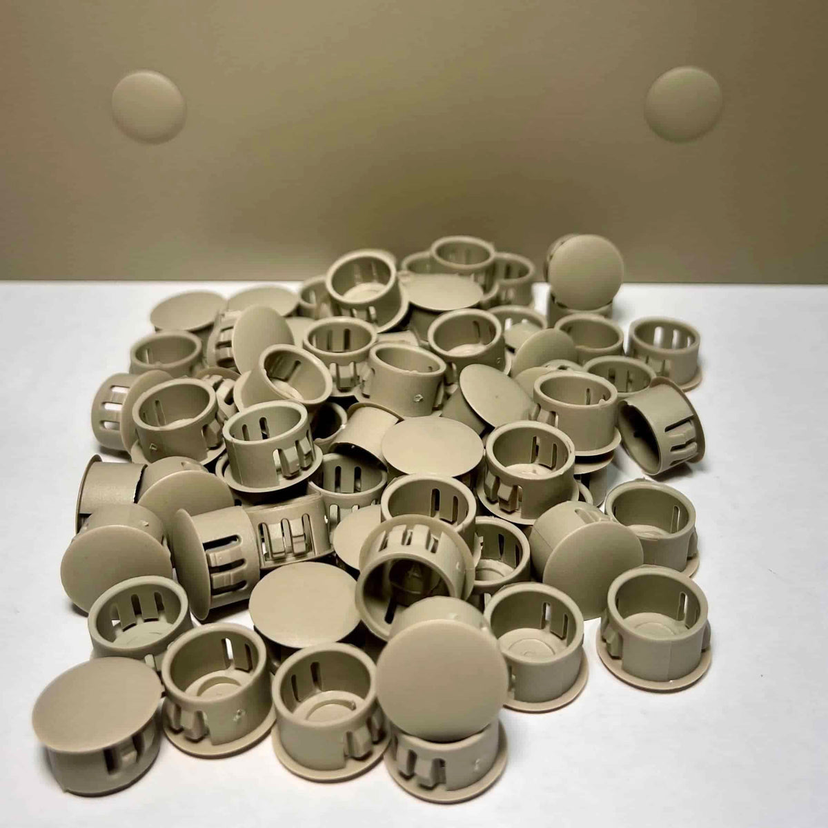 Adobe color patio cover hole plugs