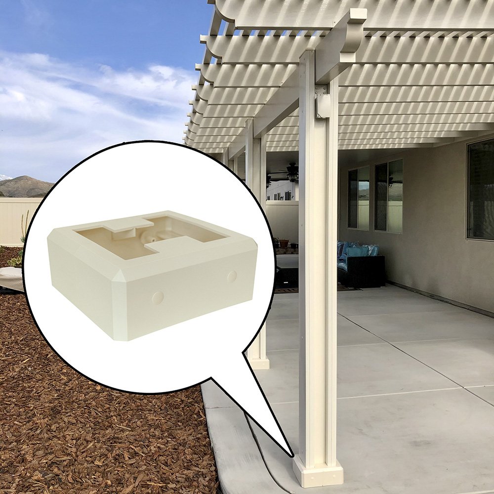 Desert Sand AlumaBase Installed with Closeup image