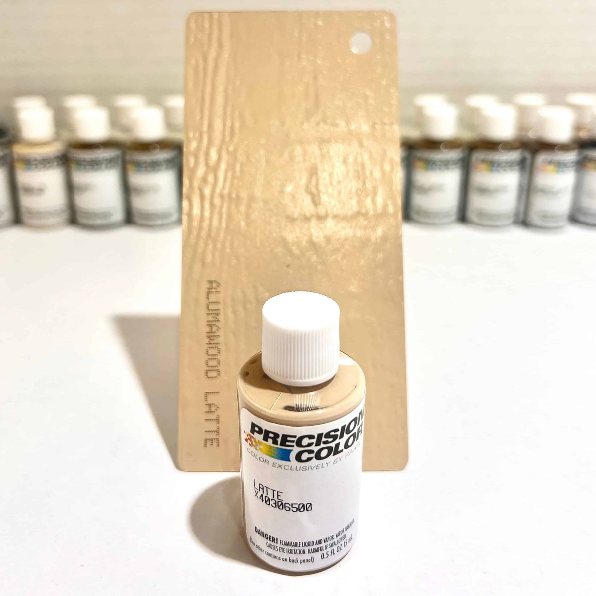 Latte color swatch for alumawood patio covers