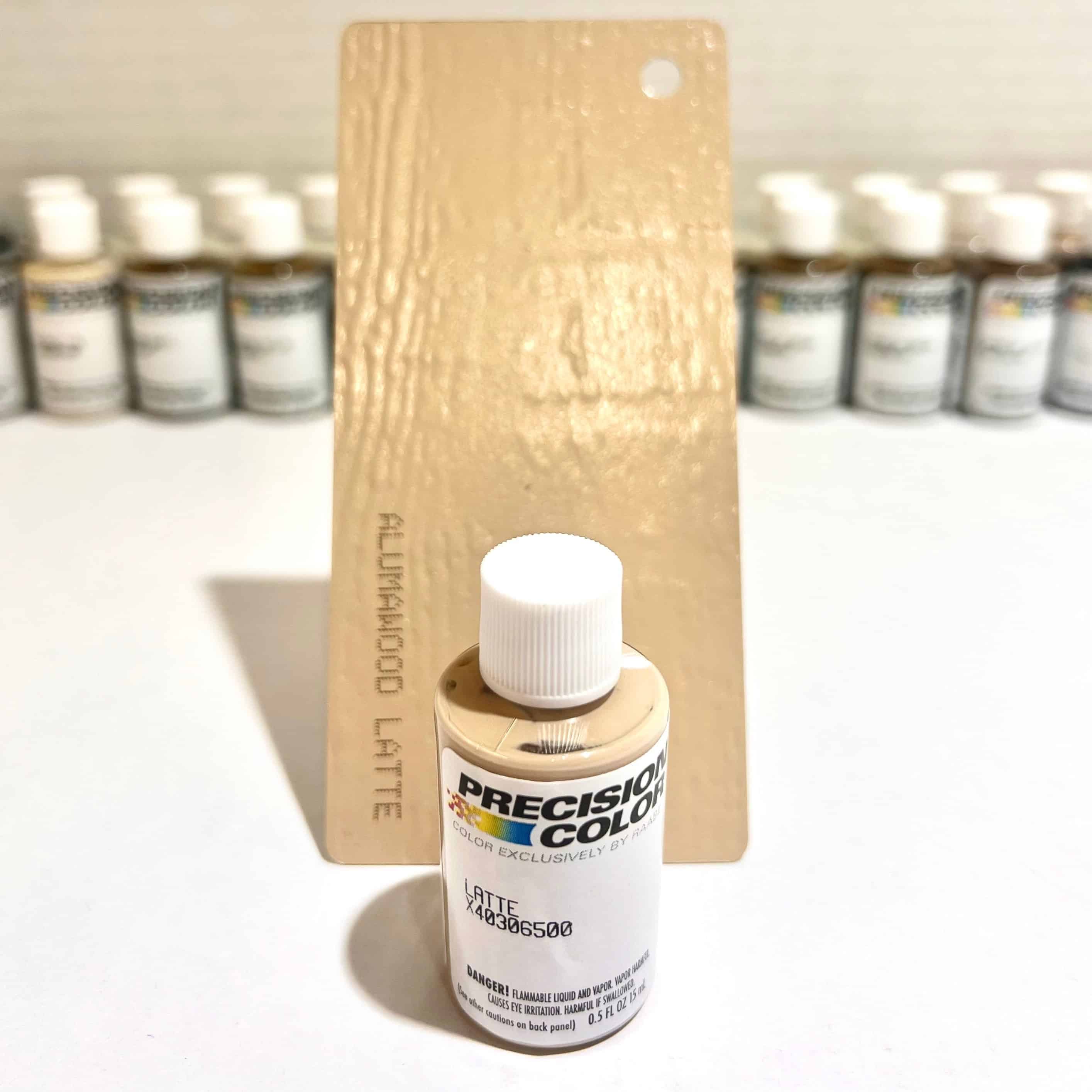 Latte color swatch for alumawood patio covers