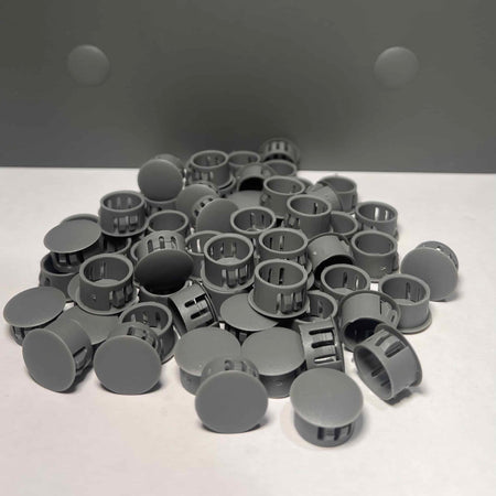 Slate color patio cover hole plugs