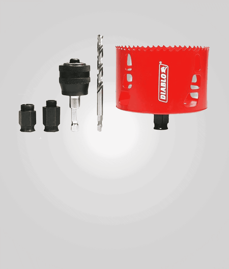 4" hole saw plus mandrel system