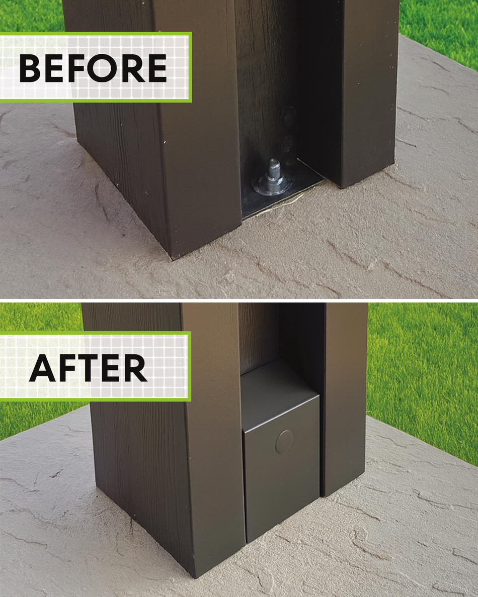 H-Post Cap™ - H-Post Hardware Caps for Aluminum Patio Covers