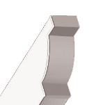3x8 CORBEL End Cap - For Aluminum Patio Covers